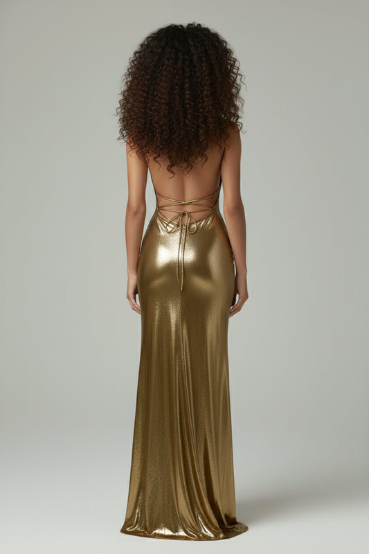 Flüssiges Luxuskleid