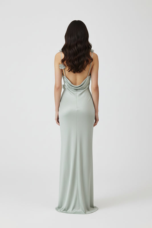 THE ÉLAN BACKLESS SLIP GOWN