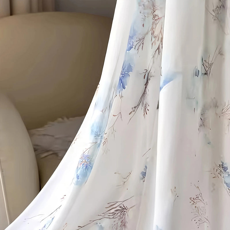 ISLA DRESS — Floral Chiffon Maxi Dress