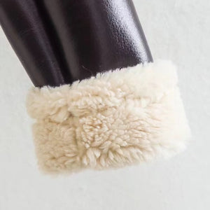 The Mara Cropped Shearling Jacket