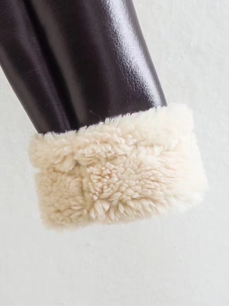 The Mara Cropped Shearling Jacket