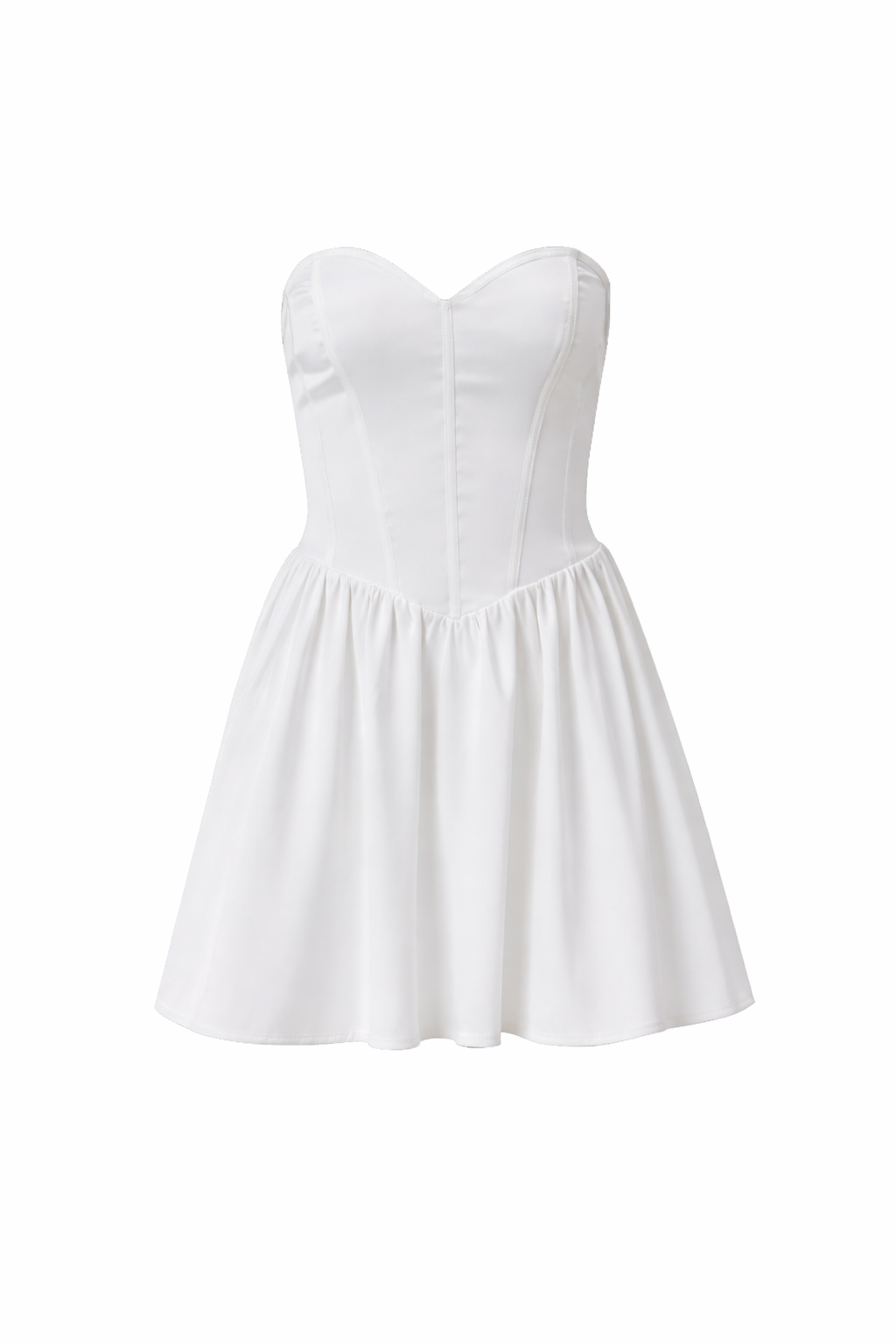CELESTE DRESS — Corset Mini with Lace-Up Back