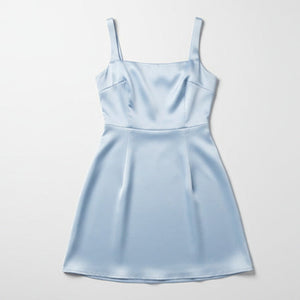 Amelie Square Neck A-Line Mini Dress