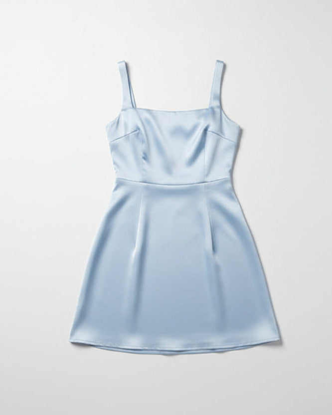 Amelie Square Neck A-Line Mini Dress