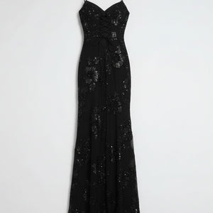 AURELIE MAXI — Floral Embroidered Evening Dress