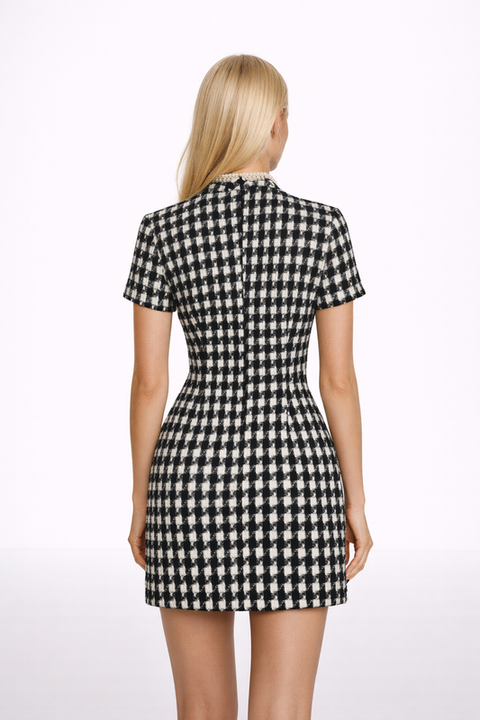 Celeste Tweed Mini Dress