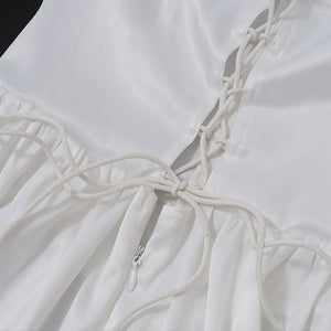 CELESTE DRESS — Corset Mini with Lace-Up Back