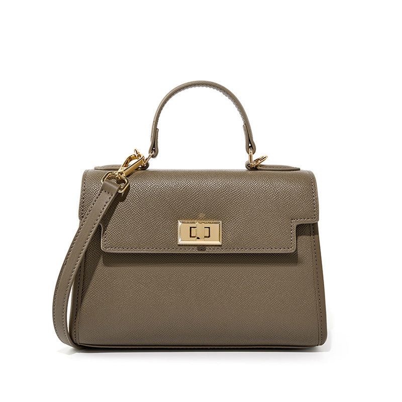 LAURENT BAG — Structured Top-Handle Crossbody