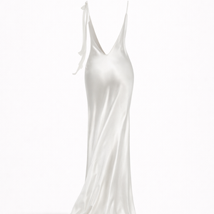 Elio Satin Backless Maxi Dress