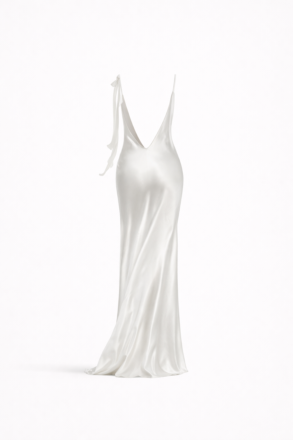 Elio Satin Backless Maxi Dress