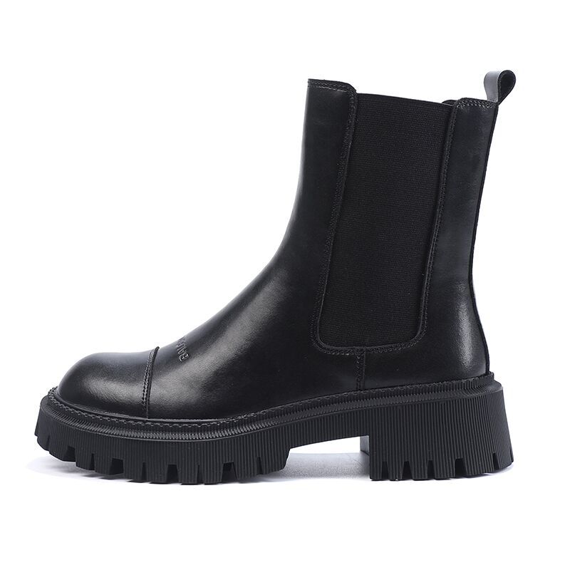 ARDEN BOOT — Leather Chelsea Platform