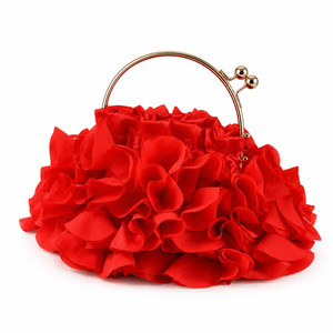 THE COLETTE BAG — Ruffle Frame Clutch