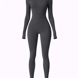 Winter Fleece-gefütterter Yoga-Overall Langarm Warm