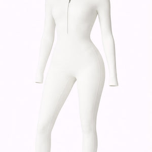 Winter Fleece-gefütterter Yoga-Overall Langarm Warm