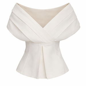 Elara Draped Back Top
