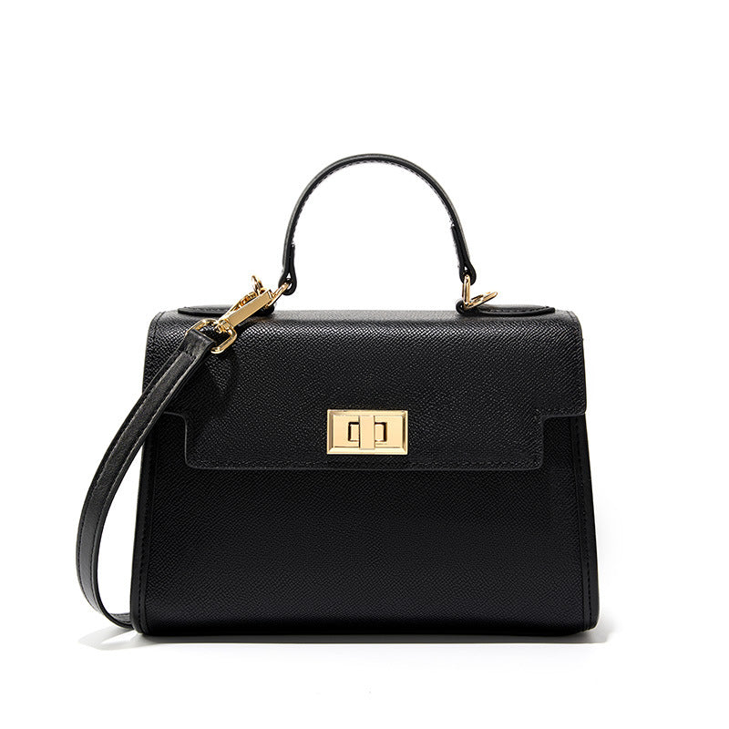 LAURENT BAG — Structured Top-Handle Crossbody