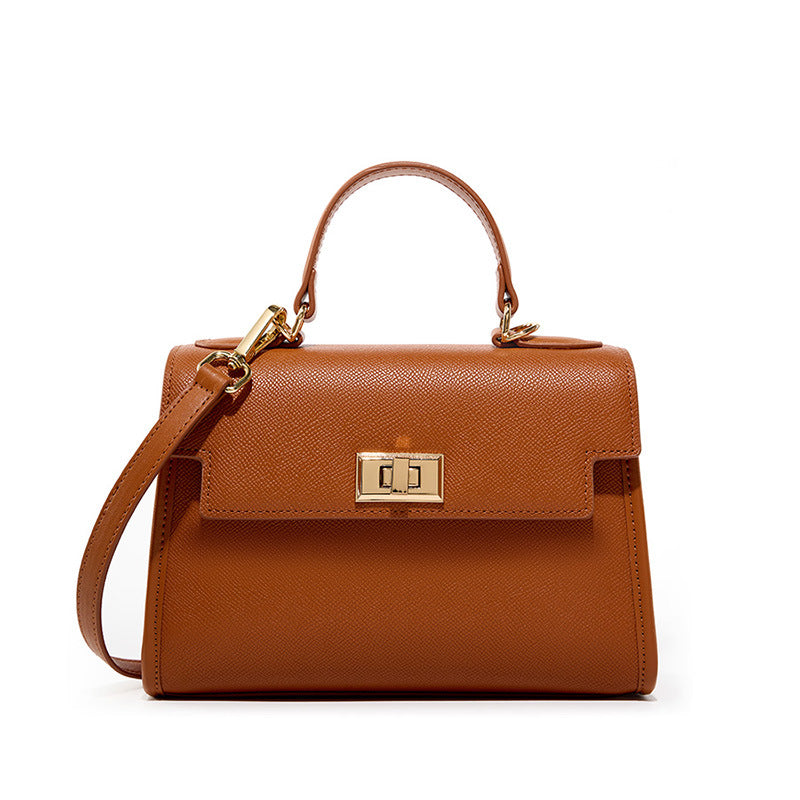 LAURENT BAG — Structured Top-Handle Crossbody