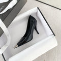  Black Patent Leather Pumps 6cm