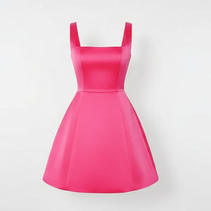 Amelie Square Neck A-Line Mini Dress