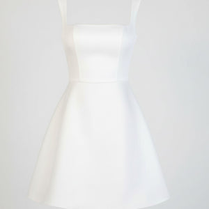 Amelie Square Neck A-Line Mini Dress