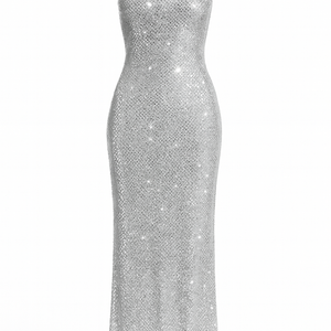 THE CELESTE SEQUIN SLIP DRESS