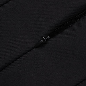 Valentina Feather-Trim Blazer Dress