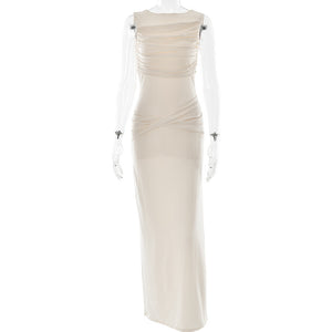 Athena-Kleid mit Rückenausschnitt