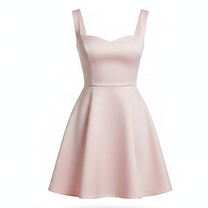 Amelie Square Neck A-Line Mini Dress