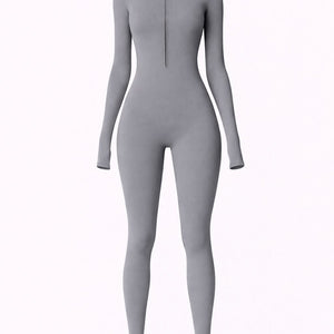 Winter Fleece-gefütterter Yoga-Overall Langarm Warm