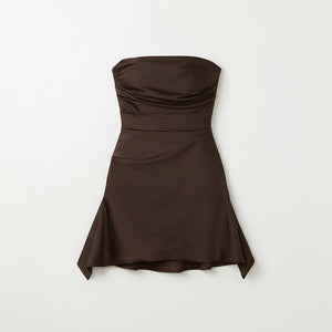 LUNA DRESS — Strapless Summer Mini