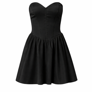 CELESTE DRESS — Corset Mini with Lace-Up Back