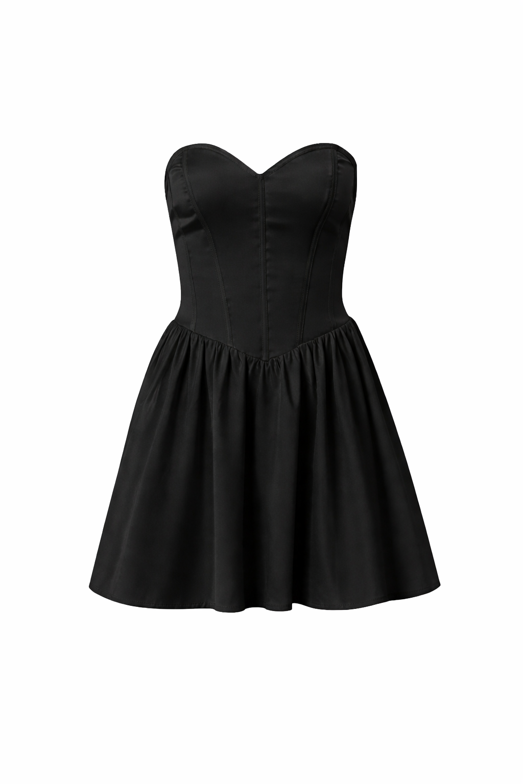CELESTE DRESS — Corset Mini with Lace-Up Back