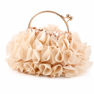 THE COLETTE BAG — Ruffle Frame Clutch