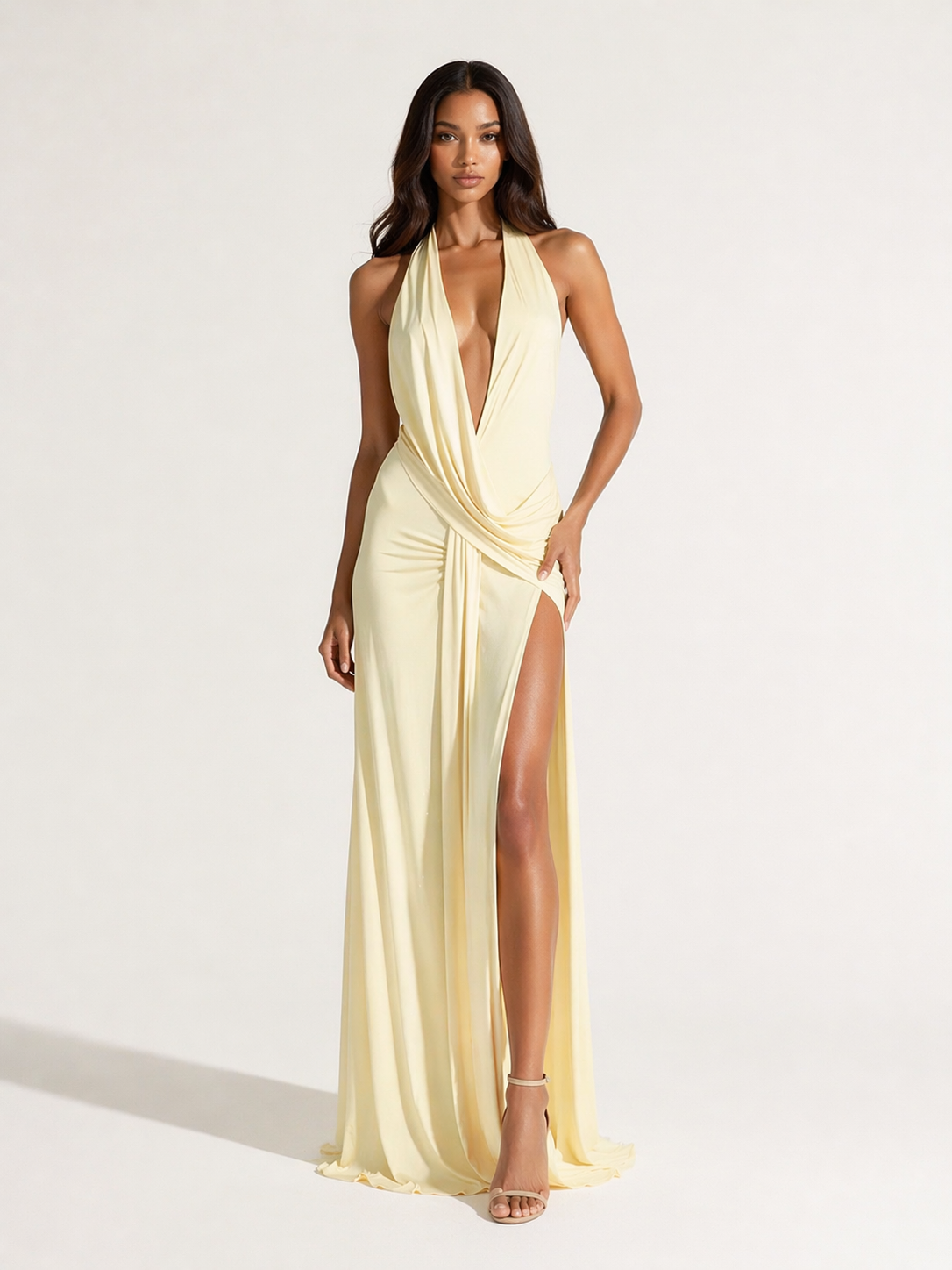 Athena Draped Gown