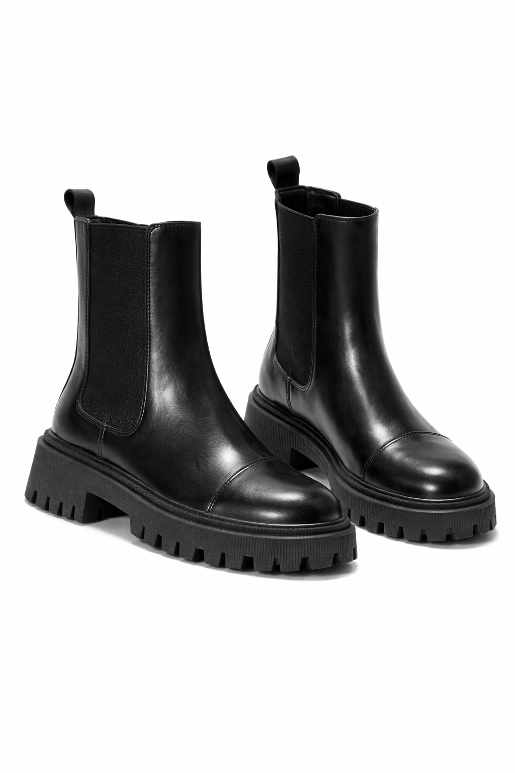 ARDEN BOOT — Leather Chelsea Platform