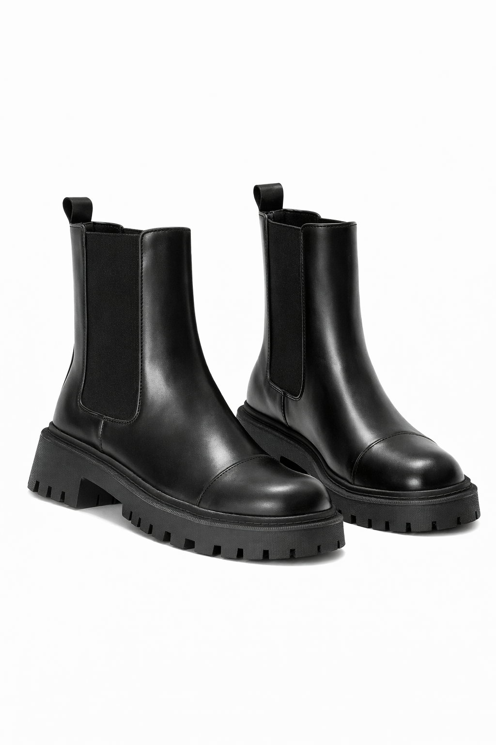 ARDEN BOOT — Leather Chelsea Platform