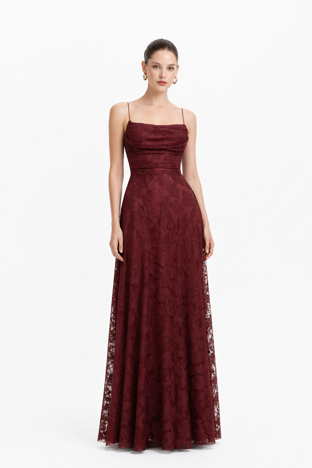 Evania Floral lace  Gown