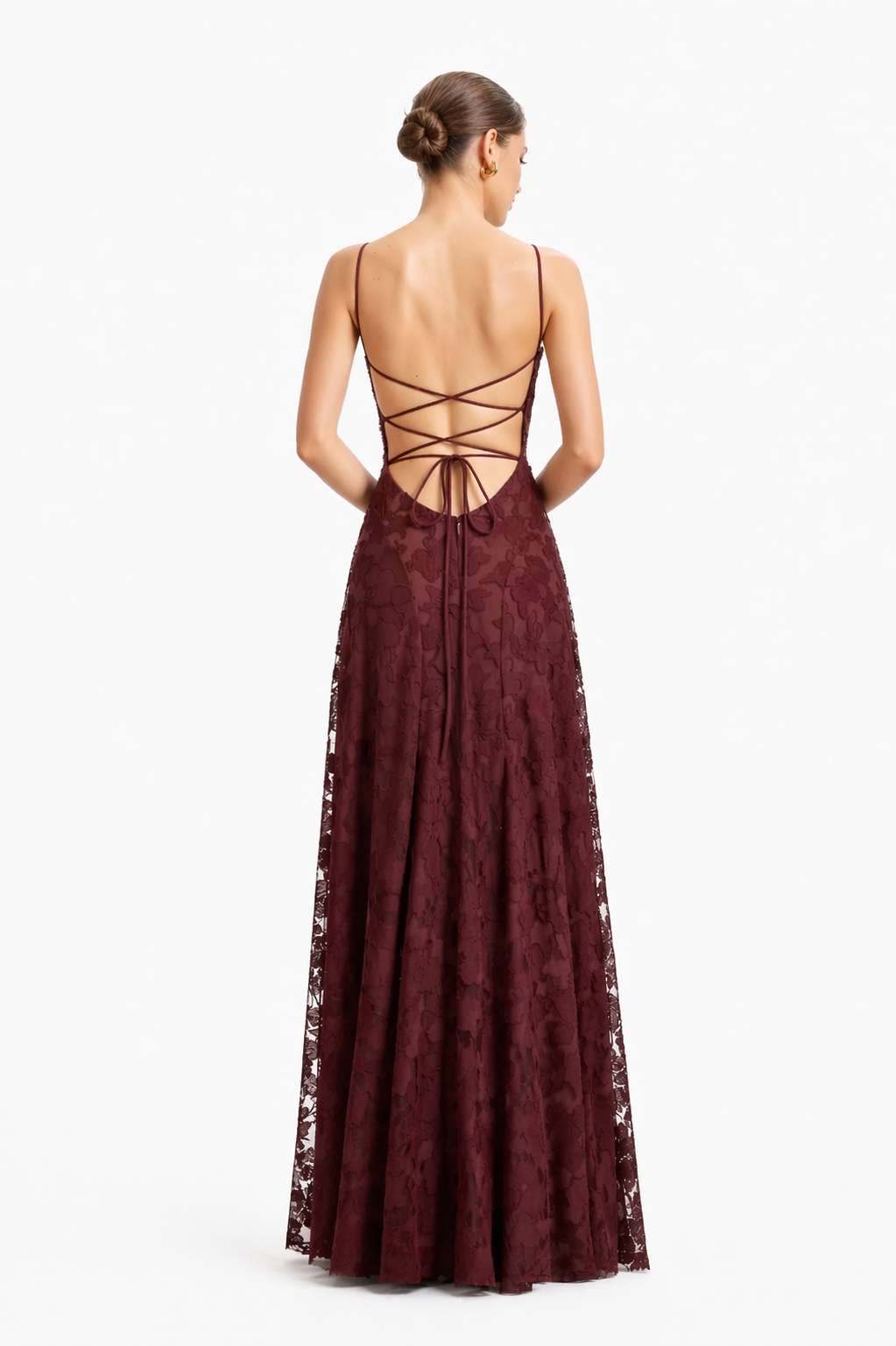 Evania Floral lace  Gown