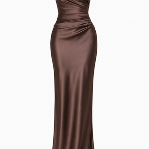 MIRA — Satin-Abendkleid mit One-Shoulder und Rückenfreiheit