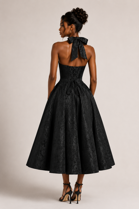 Sofia Halter Midikleid