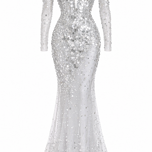 Stardust Pailletten Ombré Minikleid
