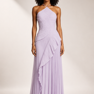 Faye Ruffled Irregular Dress
