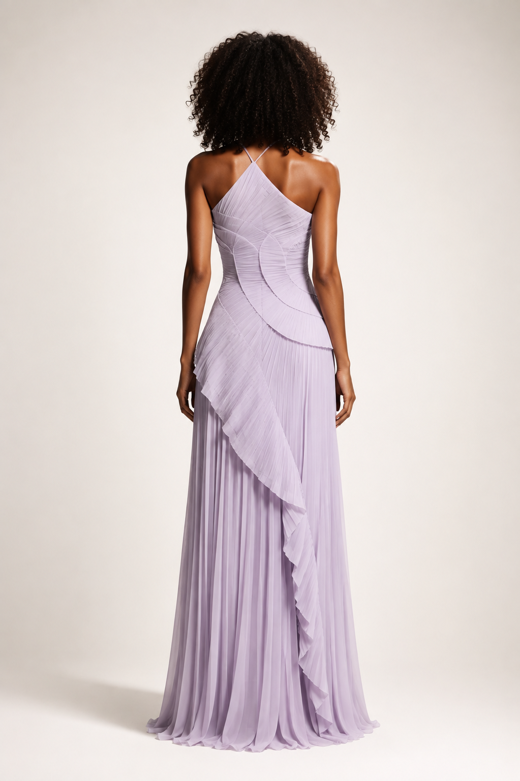 Faye Ruffled Irregular Dress