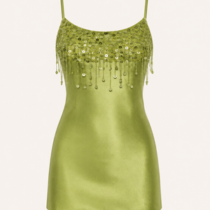 Sienna Sequin Fringe Mini Dress
