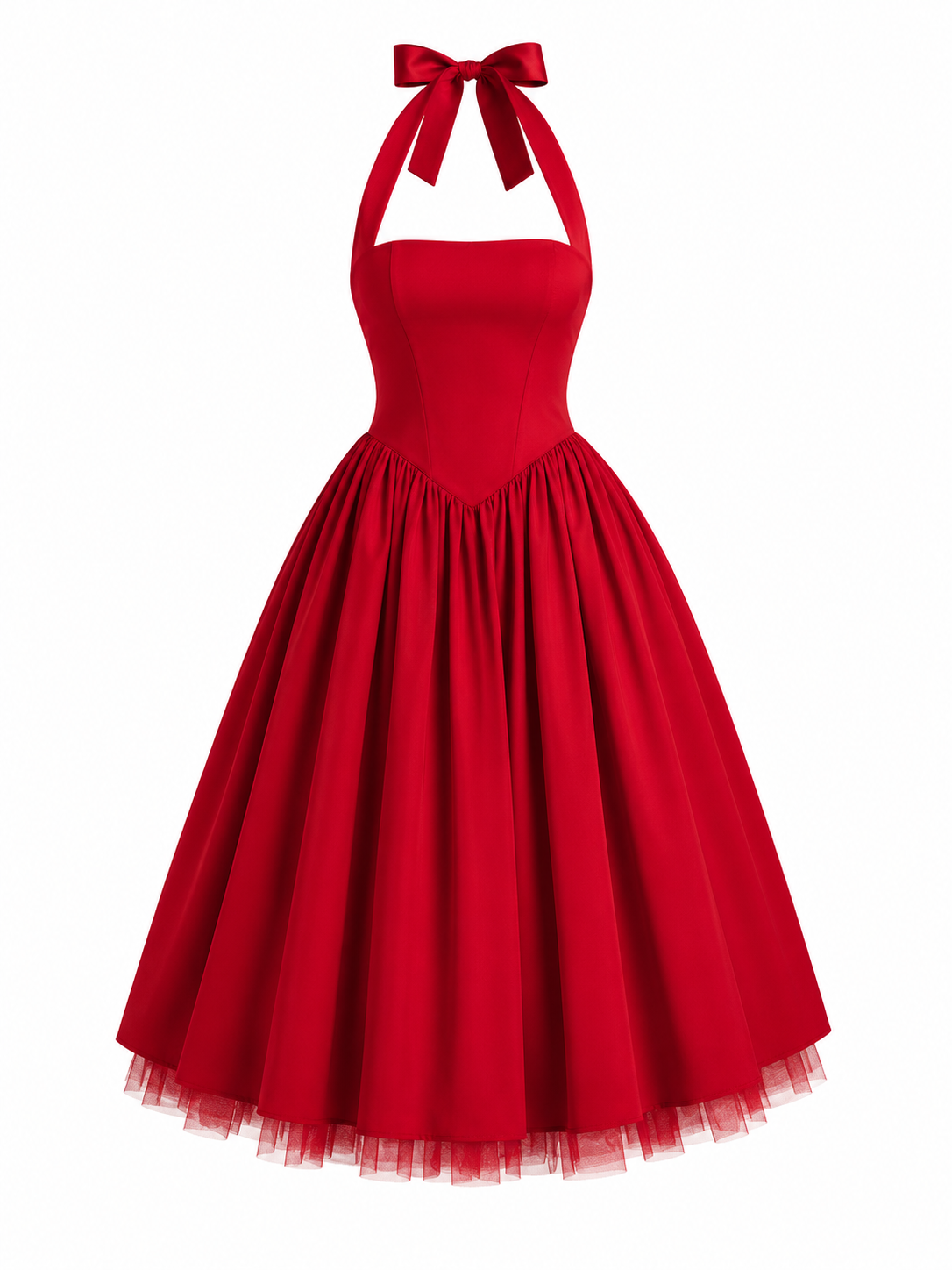 AMOUR DRESS — Backless Mesh Midi Dress