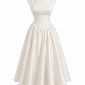 Aurelia Midikleid mit offenem Rücken