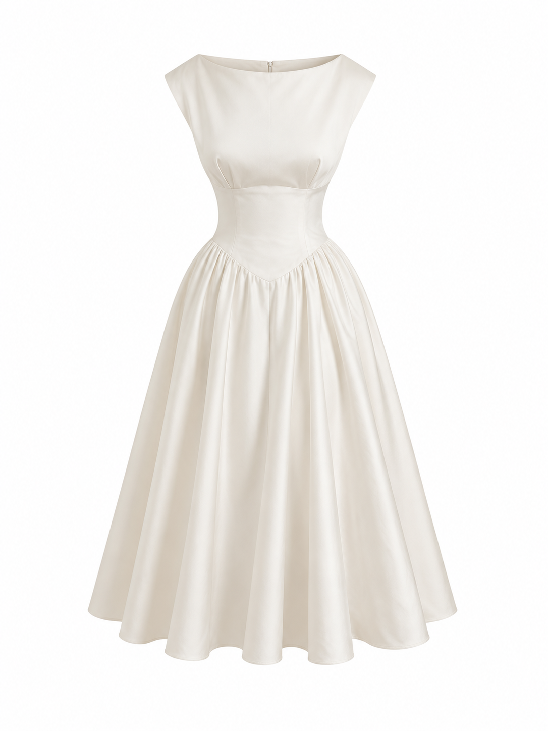 Aurelia Midikleid mit offenem Rücken