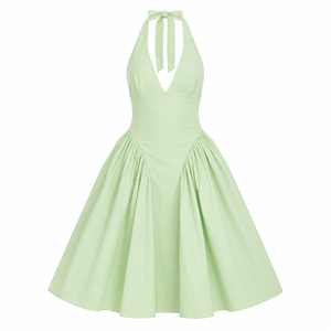 MONROE DRESS — Polka Dot Midi Dress
