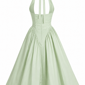 MONROE DRESS — Polka Dot Midi Dress