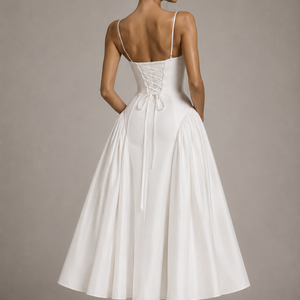 ELOISE DRESS — Corset Midi Dress